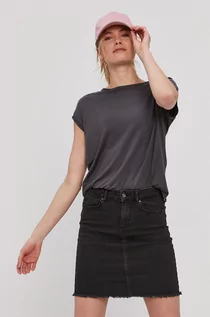 Koszulki i topy damskie - Vero Moda T-shirt kolor szary - grafika 1