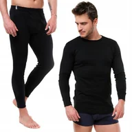 Piżamy męskie - ﻿Komplet termoaktywny męski koszulka i kalesony Bawełna MORAJ - XL - miniaturka - grafika 1