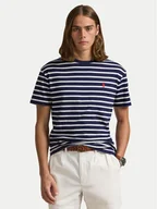 Koszulki męskie - Polo Ralph Lauren T-Shirt 710938134007 Granatowy Slim Fit - miniaturka - grafika 1