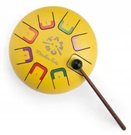 Instrumenty muzyczne dla dzieci - Moulin Roty Bębenek językowy żółty LES POPIPOP 661109 - miniaturka - grafika 1