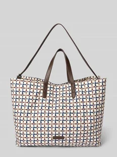 Torba shopper z naszywką z logo model ‘Finn’ - Torby męskie - miniaturka - grafika 1