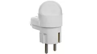Gniazdka elektryczne - Wtyczka 16A 2P+Z Uni-Schuko z lampką 250V biała WT-16U/L - miniaturka - grafika 1