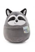 Maskotki i pluszaki - NICI 49884 Poduszka pluszowa Chill-NICI szop pracz 20cm - miniaturka - grafika 1