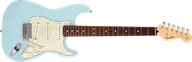 Gitary elektryczne - Fender Made in Japan Junior Collection Stratocaster Rosewood Fingerboard Satin Daphne Blue - miniaturka - grafika 1