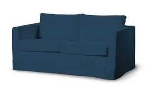 Dekoria Pokrowiec na sofę Karlstad 2-osobową nierozkładaną długi Ocean Blue morski niebieski) Sofa Karlstad 2-osobowa Cotton Panama 618-702-30 - Pokrowce na meble - miniaturka - grafika 1