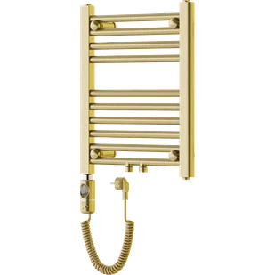 Mexen Mars grzejnik elektryczny 500 x 400 mm, 300 W, złoty - W110-0500-400-2300-50 - Grzejniki łazienkowe - miniaturka - grafika 1