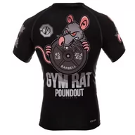 Kimona, stroje i obuwie - Poundout Rashguard Krótki Rękaw Gym Rat - miniaturka - grafika 1