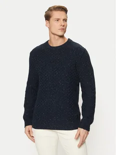 Tom Tailor Sweter 1044537 Granatowy Regular Fit - Swetry męskie - miniaturka - grafika 1