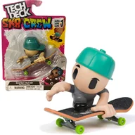 Figurki dla dzieci - Tech Deck Sk8 Crew S1 zestaw deskorolka+figurka - miniaturka - grafika 1