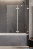 Akcesoria do armatury i ceramiki - Radaway Essenza Pro Brushed Nickel Pnd II parawan nawannowy 110cm prawy szczotkowany nikiel 10102110-91-01R - miniaturka - grafika 1