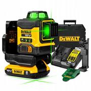 Sprzęt geodezyjny - Kompaktowy zielony zestaw laserowy Dewalt DCLE34031D1 18V XR 3x360 - miniaturka - grafika 1