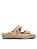 Klapki i japonki damskie - Inblu Klapki PF010100 Różowy - miniaturka - grafika 1