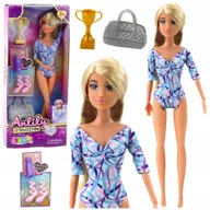 Lalki dla dziewczynek - Lalka Anlily Baletnica Ruchome Kończyny Akcesoria Buty Torba Bidon Puchar - miniaturka - grafika 1