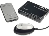 Rozgałęźniki i multiswitche do TV-SAT - Lindy Switch (przełącznik) HDMI 3-1 38033 38033 - miniaturka - grafika 1