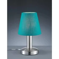 Lampy stojące - Mats II lampa stołowa 1-punktowa nikiel/turkusowa 599700119 - miniaturka - grafika 1