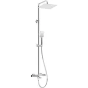 Zestawy prysznicowe - Zestaw prysznicowy natynkowy DEANTE Cascada NAC 01HT z deszczownicą Chrom - miniaturka - grafika 1