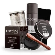 Środki do obuwia i ubrań - Zestaw 6w1 do Pielęgnacji Butów z Czarną Pastą i Impregnatem Coccine - miniaturka - grafika 1