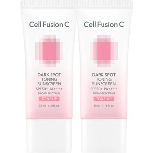 Cell Fusion C Dark Spot Toning Sunscreen SPF50+ PA++++, 2x35ml - Kremy do twarzy z filtrem - miniaturka - grafika 1