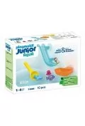 Klocki - Zestaw z figurką Junior Aqua 71 689 Wodna zjeżdżalnia z morskimi zwierzątkami - miniaturka - grafika 1