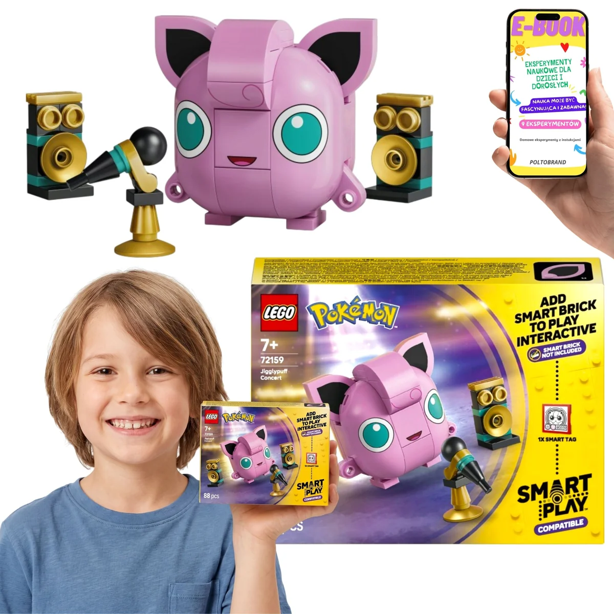 LEGO Pokemon SMART Play Jigglypuff i Koncert 72159