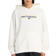 Bluzy sportowe damskie - Bluza damska New Balance WT61150XSST - biała - miniaturka - grafika 1