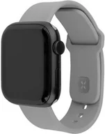 Akcesoria do smartwatchy - Fixed Silikonowy pasek Silicone Strap do Apple Watch 38/40/41/42 mm, jasnoszary - miniaturka - grafika 1