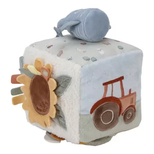 Little Dutch Kostka aktywizująca Little Farm - Zabawki sensoryczne - miniaturka - grafika 1