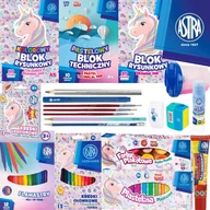 Przybory szkolne - Wyprawka Szkolna Astra Unicorn (Xl) 20 El. - miniaturka - grafika 1