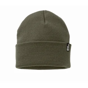 Czapka Jack Wolfskin RIB BEANIE island moss - ONE SIZE - Czapki męskie - miniaturka - grafika 1