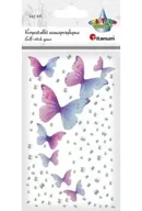 Zabawki kreatywne - Kryształki samoprzylepne Motyle i dżety 117szt - miniaturka - grafika 1