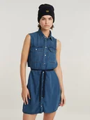 Sukienki - G-Star Sukienka dżinsowa w kolorze niebieskim - miniaturka - grafika 1