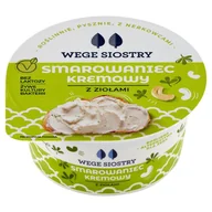 Produkty wegańskie i wegetariańskie - Wege Siostry Smarowaniec kremowy z ziołami 130 g - miniaturka - grafika 1