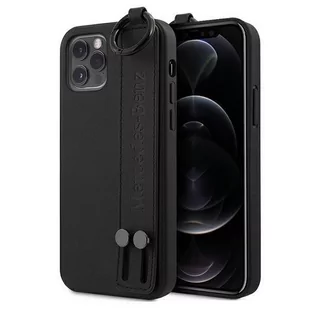Mercedes MEHCP12LLSSBK iPhone 12 Pro Max 6,7" czarny/black hardcase Strap Line - Etui i futerały do telefonów - miniaturka - grafika 1