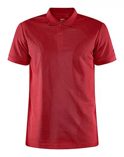 Koszulki męskie - Craft Core Unify męska koszulka polo, Czerwony, M - grafika 1