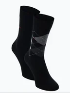 Skarpetki męskie - Tommy Hilfiger Skarpety pakowane po 2 szt. Mężczyźni Bawełna czarny jednolity, 39-42 - miniaturka - grafika 1