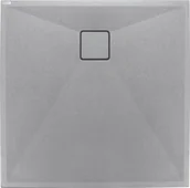 Brodziki prysznicowe - Deante Correo brodzik 80x80 cm kwadratowy szary metalik KQRS42B - miniaturka - grafika 1