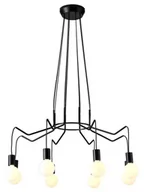 Lampy sufitowe - Candellux BASSO LAMPA WISZĄCA 8X40W E27 CZARNY MATOWY - miniaturka - grafika 1