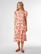 Sukienki - IPURI - Sukienka damska, czerwony|biały|wielokolorowy - miniaturka - grafika 1