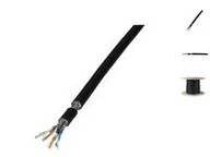 Kable miedziane - Microconnect 100m Cat7 100m Cat7 Czarny kabel sieciowy - miniaturka - grafika 1