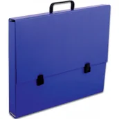 Teczki i skoroszyty - Penmate Tadeo Trading Tadeo Trading Teczka z rączką A3 wąska kobaltowa Tadeo Trading TARGI AC869TT - miniaturka - grafika 1