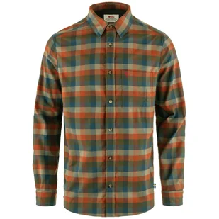 Koszula męska Fjällräven Lappland Stretch Flannel Shirt M Rozmiar: XL / Kolor: zielony/brązowy - Koszulki sportowe męskie - miniaturka - grafika 1