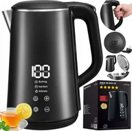 Czajniki elektryczne - Lehmann Aqua Black 10 Czarny - miniaturka - grafika 1