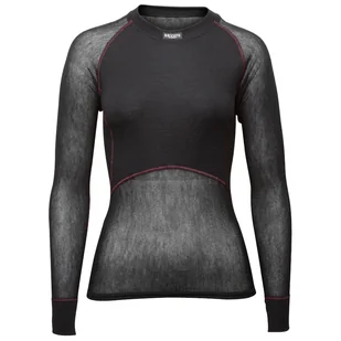 Damska koszulka Brynje of Norway Lady Wool Thermo light Shirt Rozmiar: M / Kolor: czarny - Koszulki sportowe damskie - miniaturka - grafika 1