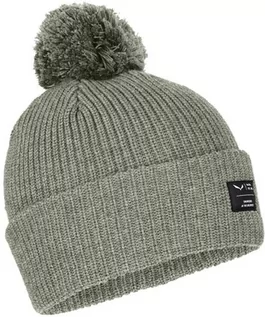 Czapki i chusty sportowe męskie - Czapka Salewa PUEZ POM BEANIE - 7950/Bungee Cord - grafika 1