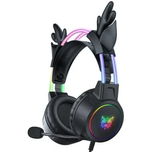 ONIKUMA X15 Pro RGB czarne - Słuchawki - miniaturka - grafika 1