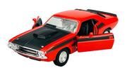Samochody i pojazdy dla dzieci - Welly 1970 Dodge Challenger T/A Czerwony 1:34 Samochód Nowy Metalowy Model - miniaturka - grafika 1