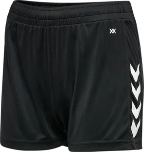 Spodenki sportowe Hummel Core XK Poly Shorts Woman czarne r. M - Spodenki damskie - miniaturka - grafika 1