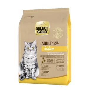 SELECT GOLD Indoor Adult Drób z ryżem 2,5 kg - Mokra karma dla kotów - miniaturka - grafika 1