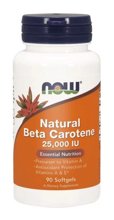 Now Foods NOW Natural Beta Carotene 25000 IU 90caps