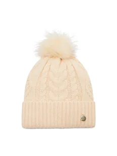 Guess Czapka AW9034 POL01 Beżowy - Czapki damskie - miniaturka - grafika 1